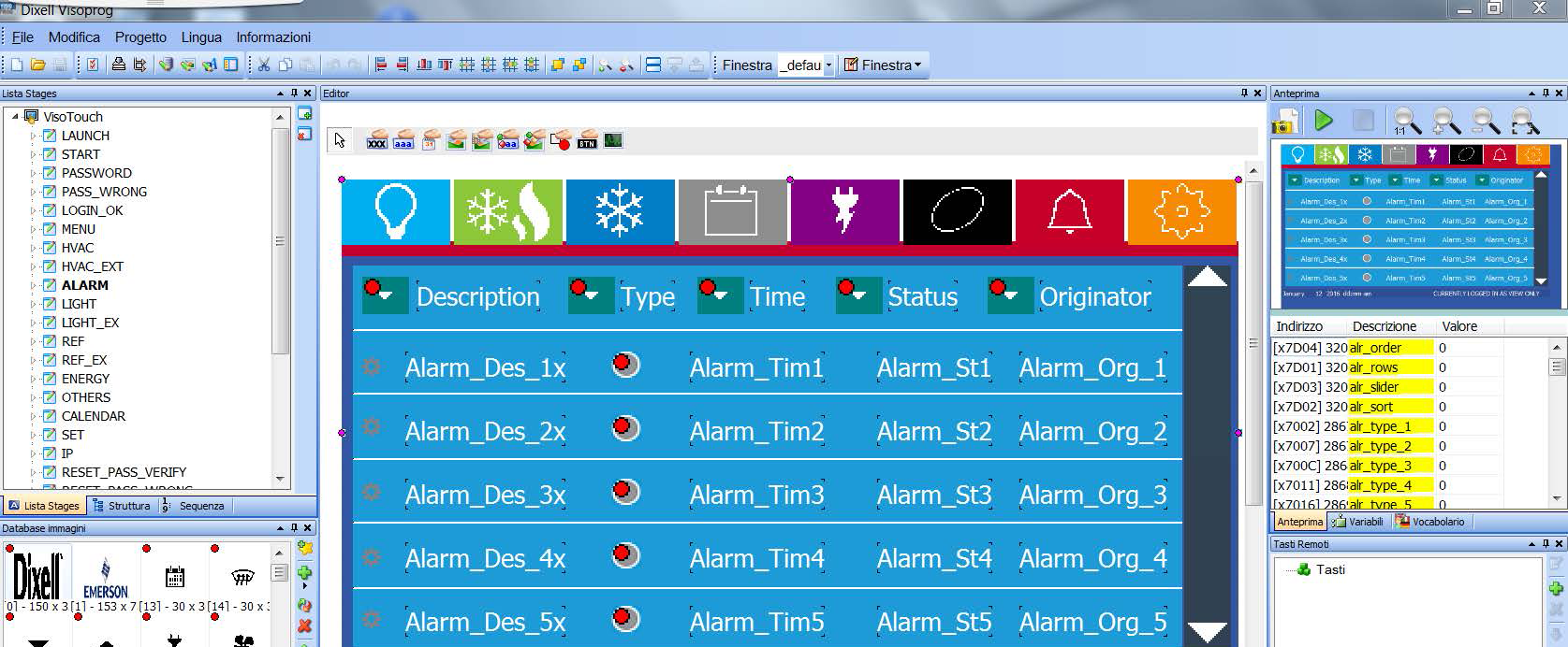 Interface Programming VISOPROG — HMI builder