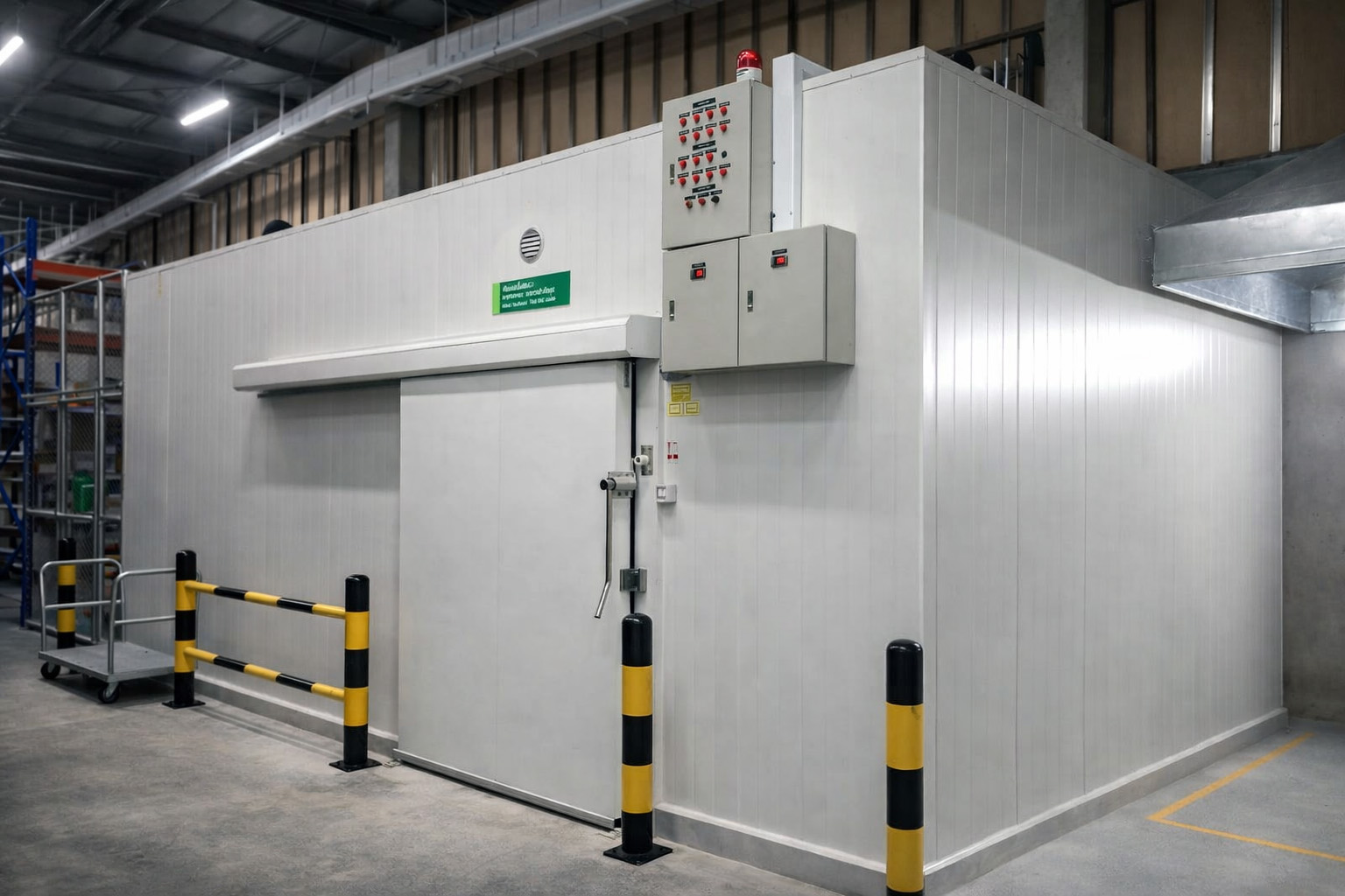 ตู้ควบคุมห้องเย็น Cold Room Control Panel พร้อมระบบป้องกันและ Interlock